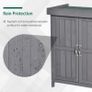 Outdoor Garden Storage Shed Tool Wooden Box Double Doors (FREE SHIPPING) Image 7
