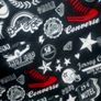 Large LIMITED EDITION Converse Chuck Taylor All Star American Glitch Multi Logo Black/White and Red, School/Reporter's/Laptop/Satchel/Messenger Bag Image 5