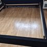 Super King Black Velvet Upholstered Bed Image 2