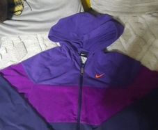 girls purple and pink Nike hoody
