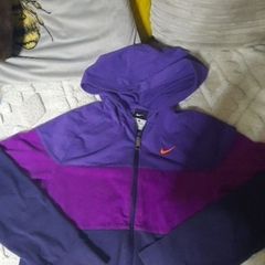 girls purple and pink Nike hoody