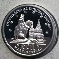 1995 Hungarian Parliament Building Silver Proof 1oz coin. The official commemorative collection