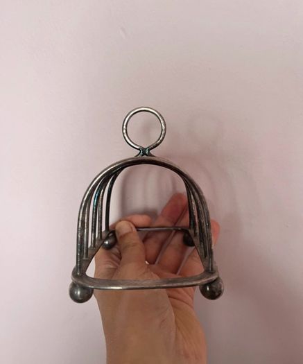 J.B. Chatterley & Sons silver plated toast rack