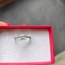 Silver ring size M or N Image 2