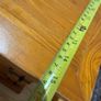 Rustic solid pine bedside cabinet Image 7
