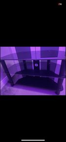 glass tv unit