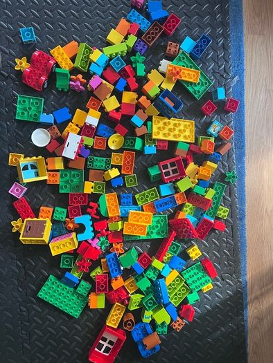 Duplo mix set( train, airplane, Spider-Man, boat, animals and more)