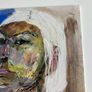 Original Contemporary painting Irish Art Portrait of woman white hair in abstract art Gift Image 5