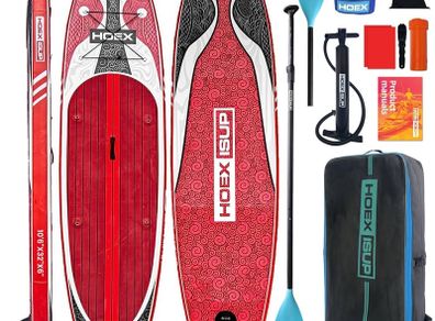 FREE SHIPPING Inflatable Stand Up Paddle Board, 10ft Paddle Boards for Adults with Premium SUP Paddleboard Accessories & Backpack, Wide Stable Design, Non-Slip Comfort Deck for Beginners & Experts