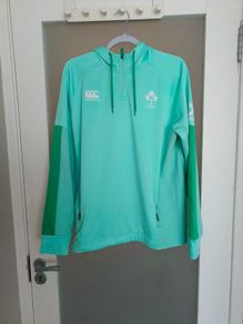 2025/26 Light green Canterbury IRFU Ireland Rugby half-zip training hoodie