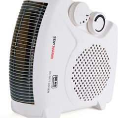 2000w Upright and Flatbed Fan Heater with 2 Heat Settings / Cool Blow Fan / Variable Thermostat / Frost Watch / Overheat Protection / BEAB and GS Safety Approved (FREE POSTAGE)
