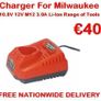 12V Charger For Milwaukee Range of Tools Image 4