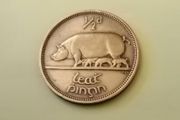 1964 Eire 1/2d Half Penny