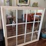 Large Vintage Style Window Pane Mirror Image 2