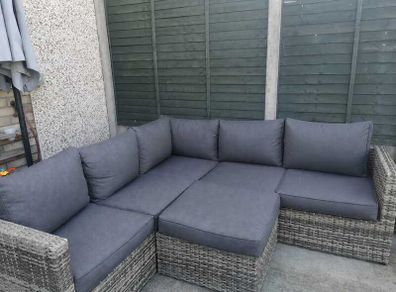 Garden Couch & Foot Stool