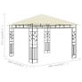 Gazebo with Mosquito Net 3x3x2.73 m Cream 180 g/m/2 Image 5