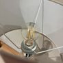 Table lamp - cream and crystal look Image 6