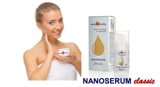 NanoBeauty NANOSERUM classic with nanoparticles mainly of gold silver natural vitamin C Moisturiser for Face Complete Age Control Double Serum 15ml deep cleaning natural skin pH