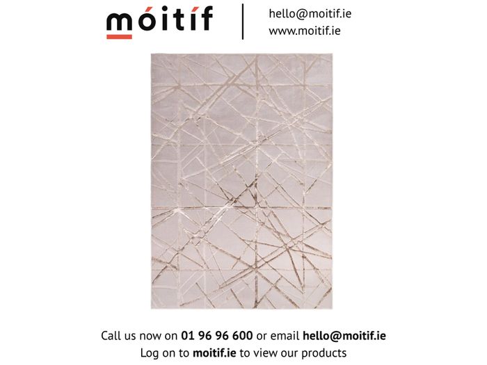 Skylar Metallic Geometric Rug