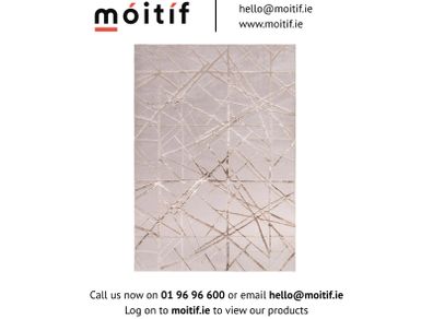 Skylar Metallic Geometric Rug