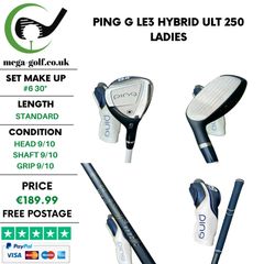 Ping G Le3 Hybrid / #6 30 Degree / ULT 250 Ladies
