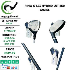 Ping G Le3 Hybrid / #6 30 Degree / ULT 250 Ladies
