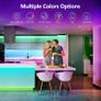 12M(2 x 6M) Music Sync Colour Changing RGB LED Strip 44-Key Remote, Sensitive Built-in Mic, App Controlled LED Lights, 5050 RGB LED Light Strip(APP+Remote+Mic+3 Button Switch) [Energy Class A+] Image 5