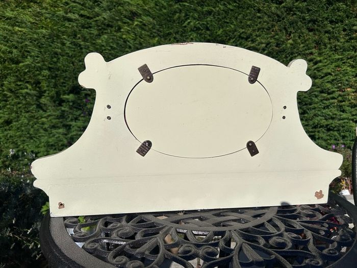 Wall Mirror with shelf and key holder hooks