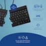 R-Go Split Ergonomic Wired Keyboard v2 RGOSP-UKWIBL Image 6