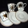 Vintage Harrods/Mid-Century Porcelain Espresso Set Image 2