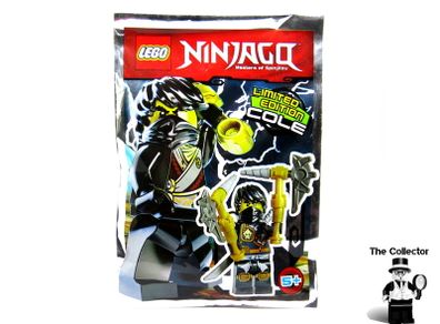 LEGO Ninjago Cole Minifigure Foil Pack Polybag Limited Edition Brand New Sealed