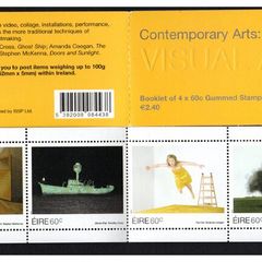 2013 Ireland Contemporary Arts Commemorative Stamps Booklet Mint Never Hinged (MNH). Hibernian HB192