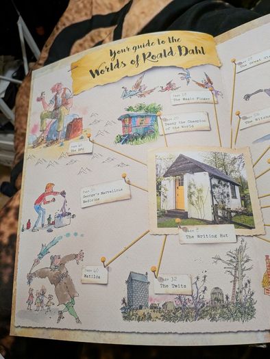 The Gloriumptious Worlds of Roald Dahl scrapbook