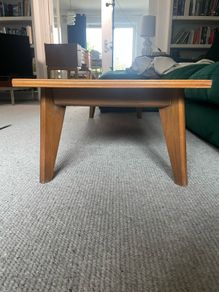 Mid century walnut coffee table