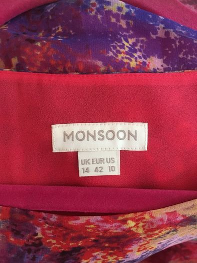 Monsoon L.O.V.E. Collection Silk Midi Dress New