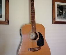 Encore semi acoustic guitar