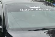 Rollin Royalty windscreen sticker