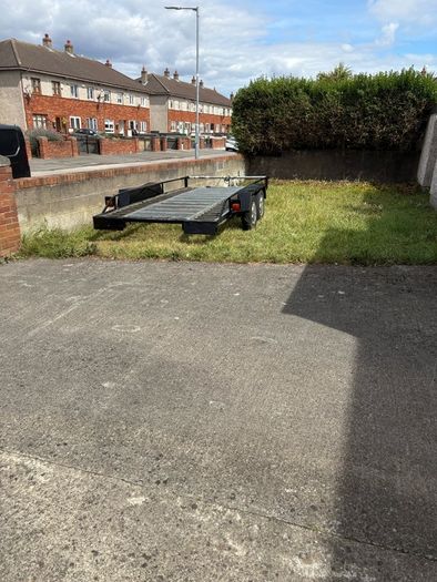 Ep3 track car  +  twin axle trailer