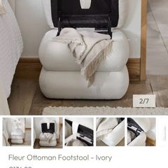 Laura James Footstool Brand New