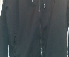 gym king black hoodie