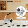 Commercial Vegetable Slicer, 1/4"+3/8"+1/2" Fruit Slicer, Stainless Steel and Aluminum Alloy Vegetable Cutter Slicer Machine Image 6
