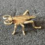 3 brass Insects, Solid brass. Image 8