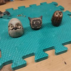 Owl figurines