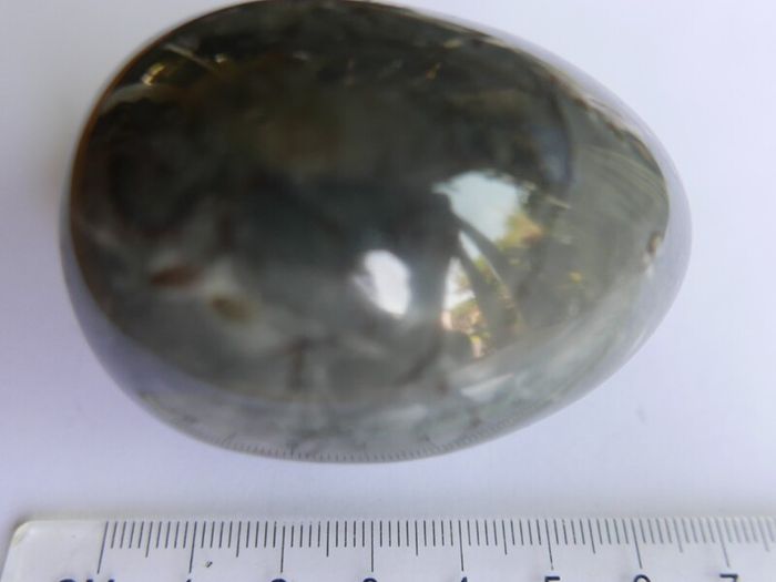 Vintage Polished Marble Onyx Stone Eggs X 3