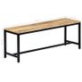Dining Bench 120 cm Solid Rough Mango Wood Image 6