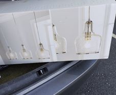 Kitchen island 3 bar light