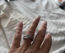 silver Ti Sento ring
