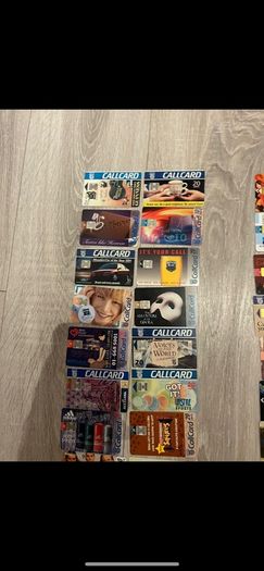 Call cards Irish all me doubles start at 1 euro each most are 2 euro each