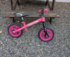 10 Inch Unicorn Balance Bike Pink