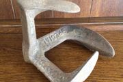 Antique Cast Iron cobblers Shoe Last great door stop